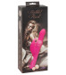Розовый вибромассажёр с клиторальным отростком Rabbit Pearl - 26,5 см.