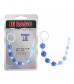 Голубая анальная цепочка Sassy Anal Beads - 26,7 см.
