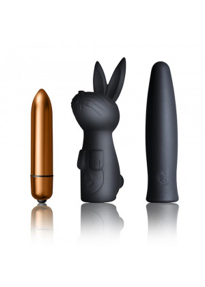 Вибропуля с 2 сменными насадками Dark Desires Kit