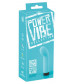 Бирюзовый мини-вибратор с загнутой головкой Power Vibe Curvy - 12 см.