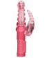 Розовый вибратор-кролик Rotating Bubbles - 23,2 см.