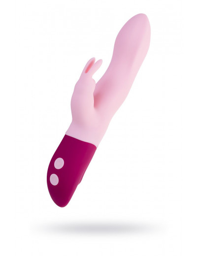 Розовый вибратор-кролик Hello Rabbit - 24,5 см.