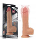Телесный реалистичный вибратор-ротатор 8.5 Dual layered Silicone Rotating Nature Cock Anthony - 21,5 см.