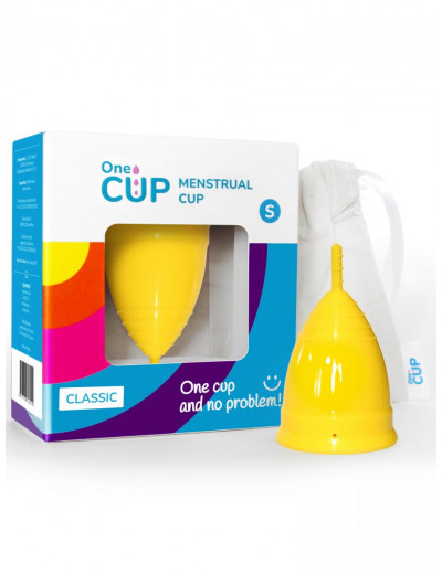 Желтая менструальная чаша OneCUP Classic - размер S