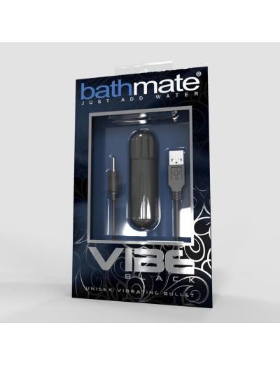 Чёрная перезаряжаемая вибропуля Bathmate Vibrating Bullet Vibe Black