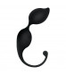 Чёрные вагинальные шарики TRIGGER SILICONE BLACKY
