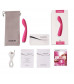 Ярко-розовый G-стимулятор IRIS Clitoral   G-spot Vibrator - 18 см.