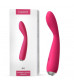 Ярко-розовый G-стимулятор IRIS Clitoral   G-spot Vibrator - 18 см.
