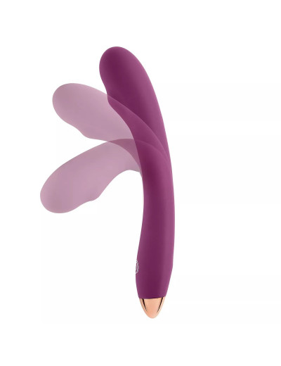 Фиолетовый стимулятор G-точки G-Spot Slim Flexible Vibrator - 22 см.