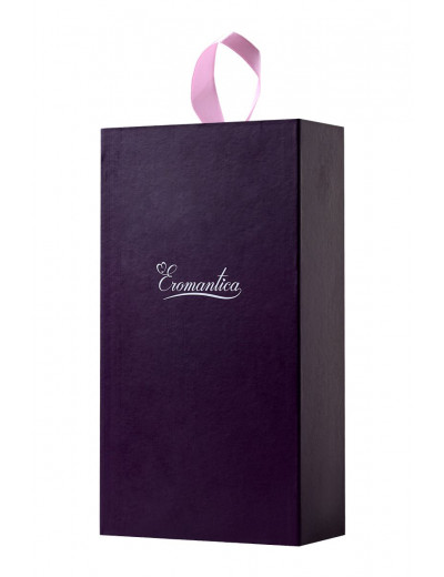 Розовый вибромассажер Eromantica Kristen - 22,5 см.