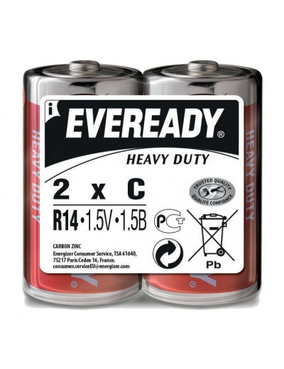 Батарейки EVEREADY R14 C 1,5V - 2 шт.