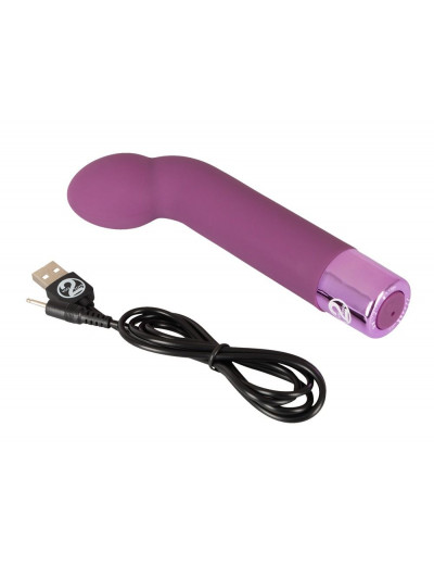 Фиолетовый G-стимулятор с вибрацией G-Spot Vibe - 16 см.