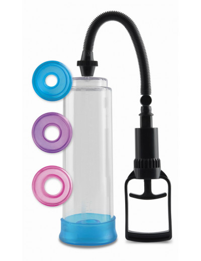 Вакуумная помпа Pump Worx Cock Trainer Pump System с цветными вставками