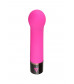 Розовый силиконовый мини-вибратор Lil Gspot - 13 см.