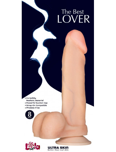 Фаллоимитатор на присоске The Best Lover - 21 см.