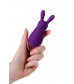 Фиолетовый стимулятор эрогенных зон Eromantica BUNNY - 12,5 см.