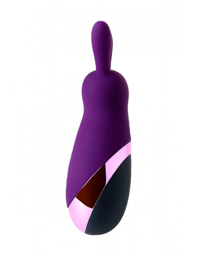 Фиолетовый стимулятор эрогенных зон Eromantica BUNNY - 12,5 см.