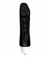 Чёрный вибратор Joystick The Body Comfort - 17 см.