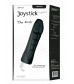 Чёрный вибратор Joystick The Body Comfort - 17 см.