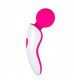 Розово-белый вибромассажер Easytoys Mini Wand Massager