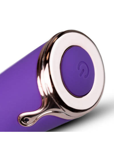 Фиолетовый вибратор-кролик The Princess Butterfly Vibrator - 20,5 см.