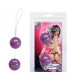 Фиолетовые вагинальные шарики Twins Ball