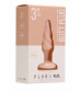 Телесная анальная пробка Butt Plug Rounded 3 Inch - 7,6 см.