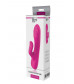 Ярко-розовый вибратор-кролик Flexible G-spot Vibe - 21 см.