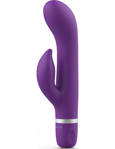 Фиолетовый вибратор-кролик Bwild Classic Marine - 19,3 см.