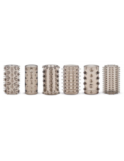 Набор из 6 дымчатых насадок Penis Sleeve Set