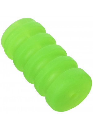 Зеленый мастурбатор с вибрацией Zolo Original Squeezable Vibrating Stroker