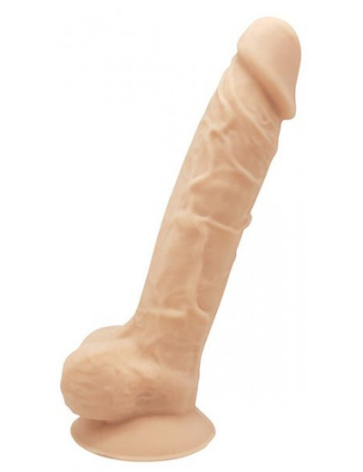 Телесный реалистичный фаллоимитатор DILDO 9INCH FLESH - 22,9 см.