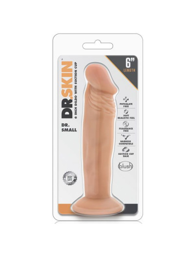 Телесный фаллоимитатор Dr. Small 6 Inch Dildo - 16,5 см.