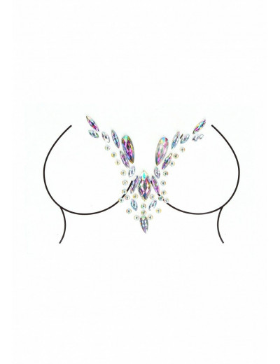 Пояс для чулок с гартерами и наклейкой Kiss Garterbelt   Dazzling Sticker