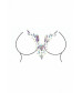 Пояс для чулок с гартерами и наклейкой Kiss Garterbelt   Dazzling Sticker