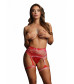 Пояс для чулок с гартерами и наклейкой Kiss Garterbelt   Dazzling Sticker