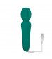 Зеленый мини-wand Eve s Petite Private Pleasure Wand - 14,8 см.