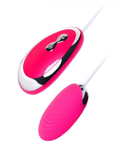 Розовое виброяйцо A-Toys - 6,5 см.