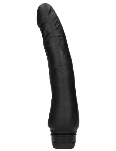 Черный вибромассажер Multispeed G-Spot Vibrator - 23,5 см.