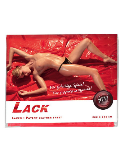Красная виниловая простынь Vinyl Bed Sheet
