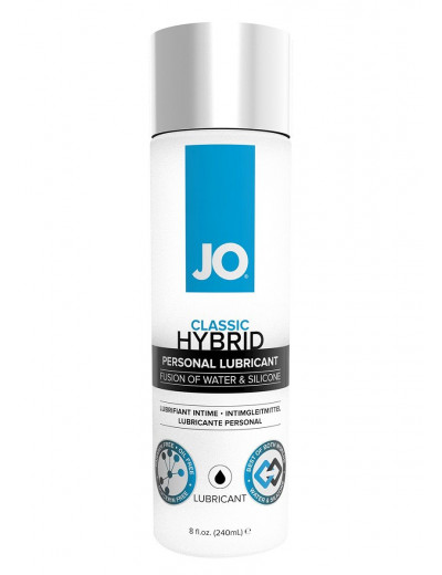 Лубрикант  на водно-силиконовой основе  JO CLASSIC HYBRID - 240 мл.