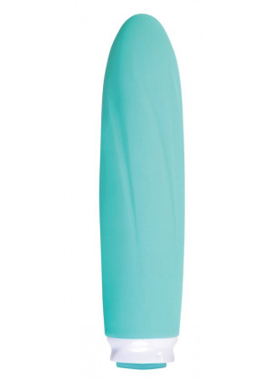 Мятный мини-вибратор COMPACT VIBE ELECTRA - 11 см.