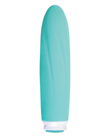 Мятный мини-вибратор COMPACT VIBE ELECTRA - 11 см.