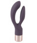 Фиолетовый вибратор-кролик Elegant Rabbit - 15,2 см.
