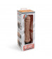 Кофейный вибратор-реалистик 8  Girthy Realistic Vibrator - 24,5 см.
