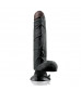 Вибратор Real Feel Deluxe №7 Black - 28 см.