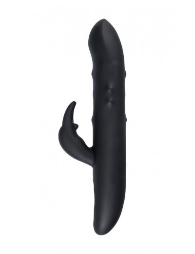 Черный вибратор-кролик Waname D-Splash Hail - 23,8 см.