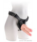 Телесный фаллоимитатор на присоске 9.5  Triple Density Double Penetrator - 24,1 см.
