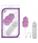Фиолетовое виброяйцо Swirl Bullet with Silicone Sleeve