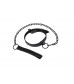 Черный ошейник Sin с поводком